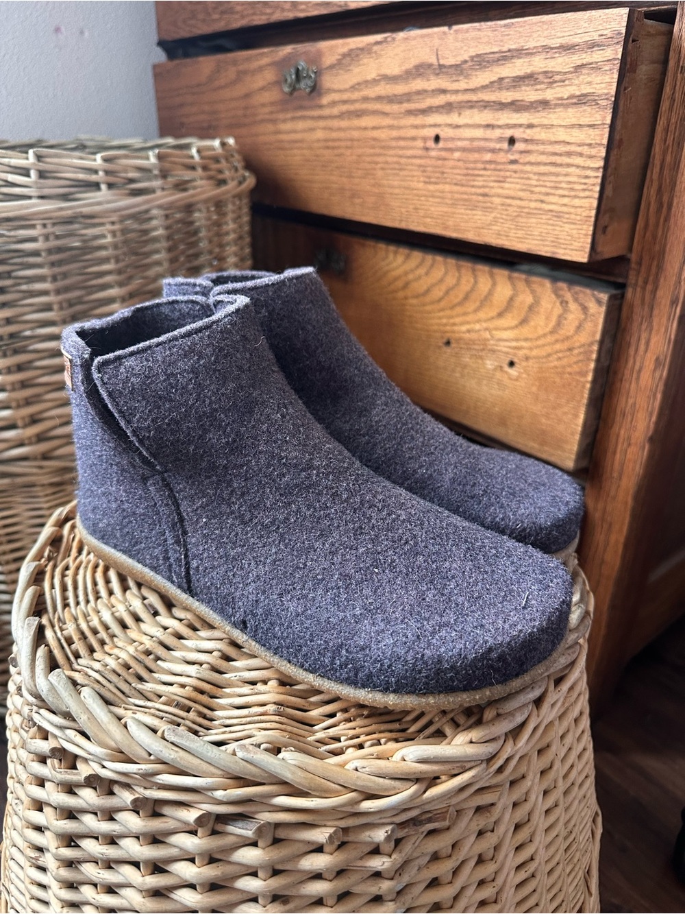 Taos wool booties